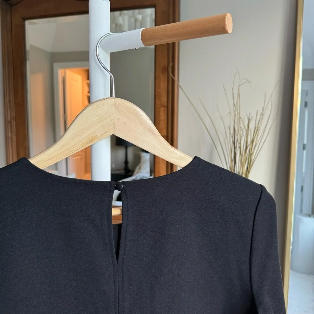 Tibi Black Crew Neck Dress - Picture 7 of 10